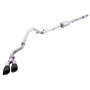 AWE Tuning 3015-23208 4th Gen GM 1500 5.3L 0FG Catback Dual Side Exit (Flat Bumper) - Diamond Tips