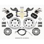 Wilwood 140-15219-D Dynapro Radial4 / MC4 Rear Kit 12.19 Drilled 2014-2015 Mini Cooper w/Lines & Cables