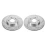 PowerStop JBR1533XPR PowerStop Evolution Performance Drilled, Slotted & Plated Brake Rotor Pair