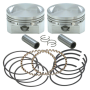 S&S Cycle 106-5556 84-99 BT 3-1/2in .020in Bore Forged Stroker Piston Kit