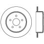 StopTech 07-18 Jeep Wrangler Cryo Slotted Rear Left Sport Brake Rotor