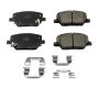 PowerStop 17-1811N PowerStop - Z17 Low-Dust Ceramic Brake Pads with Hardware