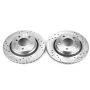 PowerStop EBR631XPR PowerStop Evolution Performance Drilled, Slotted & Plated Brake Rotor Pair