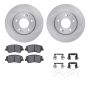 Dynamic Friction 6512-03340 Rotor Kit