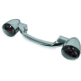 Bikers Choice 491158 91-08 Touring 86-17 FLST Narrow Chrome Rear Turn Signal Bar Kit W/Smoke Lens
