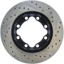 Stoptech 127.66026R Slotted & Drilled Sport Brake Rotor
