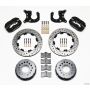 Wilwood 140-5746-BD Forged Dynalite P/S Rear Kit Drilled Rotor Chevy 12 Bolt-Spec 3.15in Brng