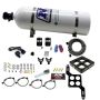 Nitrous Express 60047-15 DOMINATOR BILLET CROSSBAR STAGE 6 (50-100-150-200-250-300HP) WITH 15LB BOTTLE.