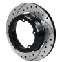 Wilwood 160-12891-BK Rotor-1.91in Offset-SRP-BLK-Drill-LH 12.19 x .810 - 5 x 5.75in Floater