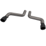 QTP 700116B 2016-2024 Chevrolet Camaro SS  Eliminator Axle Back Black Tips