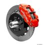 Wilwood 140-15552-R 55-57 Chevrolet Bel Air Forged Narrow Superlite 6R Front Big Brake Kit - Red