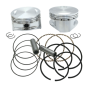 S&S Cycle 92-1413 84-99 BT 4in x 4-1/2in Piston Set - .030in