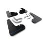 Rally Armor MF105-UR-BLK-NB Black Mud Flap/Light Blue Logo