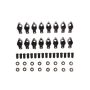 Top Street Performance 60277 TSP Cast Steel Roller Rocker Arms, Chevy Big Block, 1.7 Ratio, 7/16 in. Stud