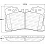 Stoptech 308.12820 Street Brake Pads