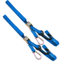 BikeMaster 100538 Tiedown Carabiner Softhook - Blue