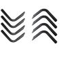 Lund 01-05 Ford Explorer Sport Trac EZ Running Board Mounting Bracket Kit - Brite
