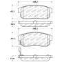 Stoptech 309.09000 Performance 11/00-02 Infiniti G20/10/00-04 I30/I35 Rear Brake Pads