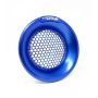 Torque Solution Billet Turbo Velocity Stack Shield For 4in Inlet - Blue