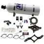 Nitrous Express 60542-15 4150 BILLET CROSSBAR, PRO POWER (100-200-300-400-500HP) WITH 15LB BOTTLE.