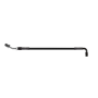 Goodridge HD2090-1CB-BK76 76in Universal Clutch Line w/Black Zinc Fittings & Black Hose - 90Deg Banjo w/AN3 Fitting