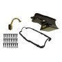 7qt Oil Pan Kit Frt Sump SBF 351W 65-87 Black