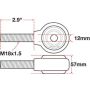 SPECIALTY PRODUCTS COMPANY 15782 XAXIS ROD END BALL JOINT