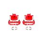 PowerStop S2614 Red Powder Coated Calipers