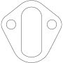 Cometic Gasket C15119 Cometic Ford Flathead V8 8BA/8CM .031in Fiber Fuel Pump Mount Gasket - 1948-1953