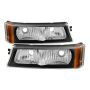 SPYDER 5079305 Xtune Chevy Silverado 03-06 LED Bumper Lights Black CBL-JH-CSIL03-AM-BK