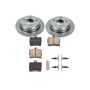 PowerStop KOE5167 OE Stock Replacement Low-Dust Ceramic Brake Pad and Rotor Kit