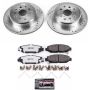 PowerStop K1080-26 Z26 Street Performance Ceramic Brake Pad and Drilled & Slotted Rotor Kit