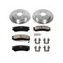 PowerStop K5135 Z23 Daily Driver Carbon-Fiber Ceramic Brake Pad and Drilled & Slotted Rotor Kit