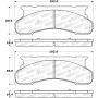 Stoptech 308.04500 Street Brake Pads