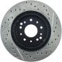 Stoptech 127.62007R Slotted & Drilled Sport Brake Rotor