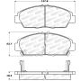 Stoptech 308.05680 Street Brake Pads - Rear