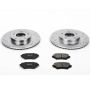 PowerStop K4659 Z23 Daily Driver Carbon-Fiber Ceramic Brake Pad and Drilled & Slotted Rotor Kit