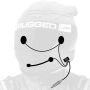 Rugged Radios HK-UNI Wired Offroad and STX Stereo - Helmet Kit w/Alpha Audio Speakers and Mic