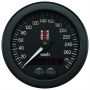 AutoMeter ST3804 Stack Instruments 88mm 0-290 KM/H GPS Speedometer - Black