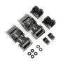 Hood Latches Textured Bl ack 18- Jeep Wrangler JL