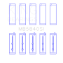 King Engine Bearings MB5840SI0.75 Chrysler/Dodge Gen 3 Hemi 5.7/6.1/6.4 (Size +0.75mm) Main Bearing Set