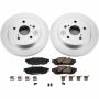PowerStop CRK8333 Genuine Geomet Coated Rotor and Low-Dust Ceramic Brake Pad Kit