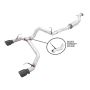 AWE Tuning 3015-33456 2021+ Ford Bronco 0FG Dual Rear Exit Exhaust w/Diamond Black Tips & Bash Guard
