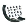 MOROSO MOR51000 Ultra Plug Wire Set Universal V8 Black