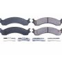 PowerStop 17-821 PowerStop - Z17 Low-Dust Ceramic Brake Pads with Hardware