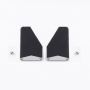 Putco 79472 Universal - Rubber Mud Flap w/ SS Trim (6in x 10in)