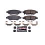 PowerStop Z23-1337 PowerStop - Z23 Daily Driver Carbon-Fiber Ceramic Brake Pads with Hardware Kit
