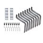 Lund 92-00 Chevy CK Crew Cab EZ Running Board Mounting Bracket Kit - Brite