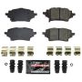 PowerStop Z23-2202 PowerStop - Z23 Daily Driver Carbon-Fiber Ceramic Brake Pads with Hardware Kit