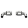 Akrapovic L-PO997TFLS-100 Link pipe set (100 cpsi cats, Titanium)